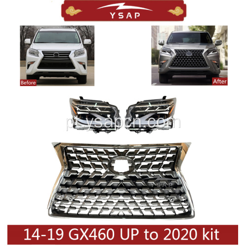 2014-2019 Atualização Lexus GX460 para 2020 Kit Body